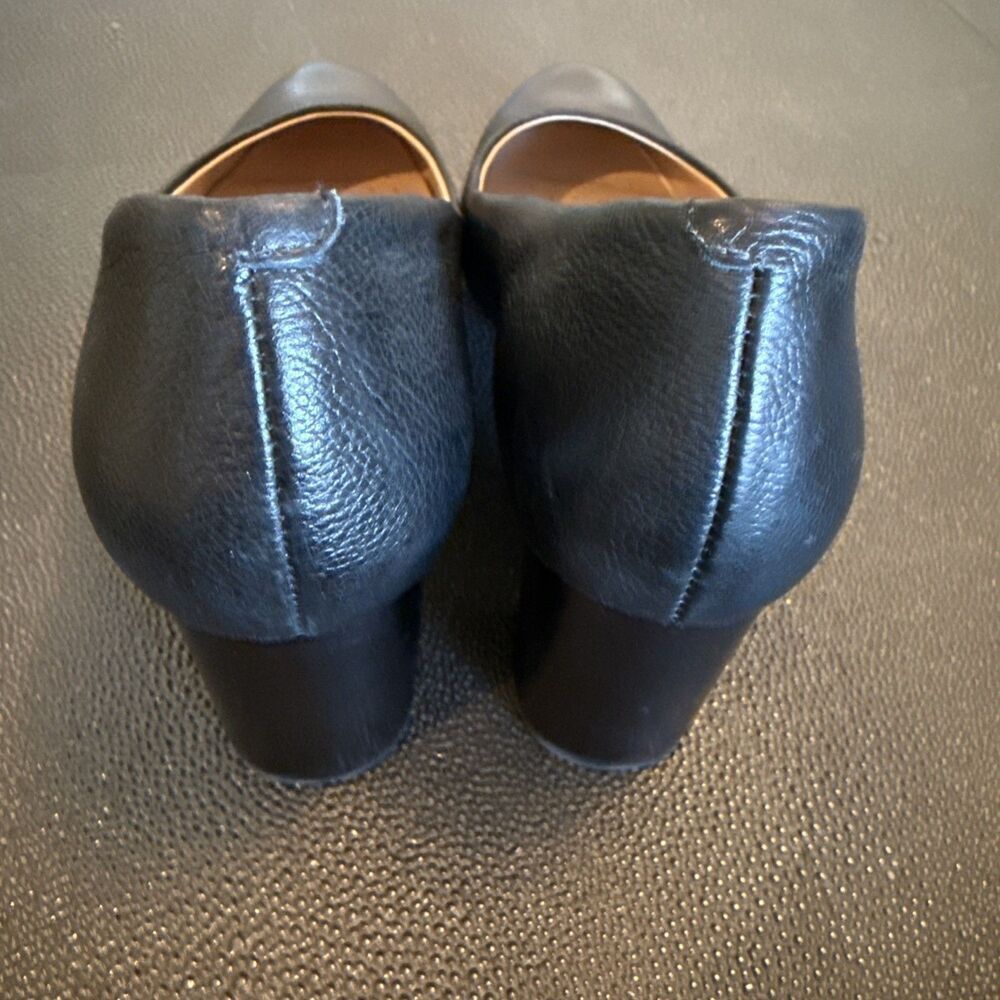 Marc Joseph New York Womens Midtown Pumps US 6 Black Leather Round Toe - Picture 4 of 11